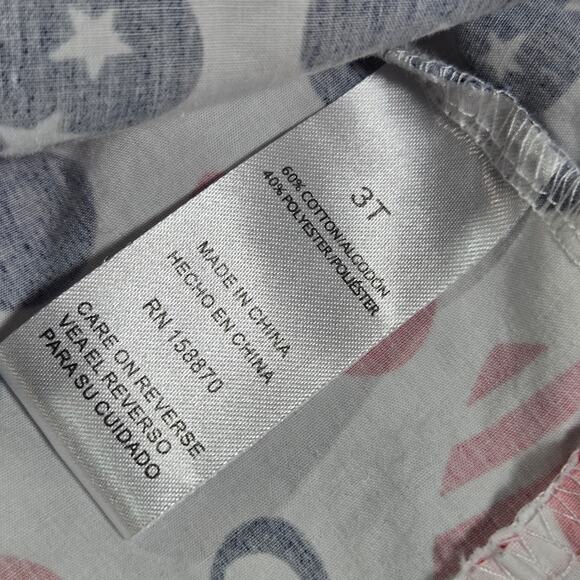 Madison Layne Sz 3T Toddler Girl Patriotic Heart Dress Smocked Spring Summer EUC - Picture 5 of 6